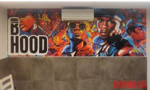 Mural Rap Bhood Hamburgueseria Dc Burger 300x100000